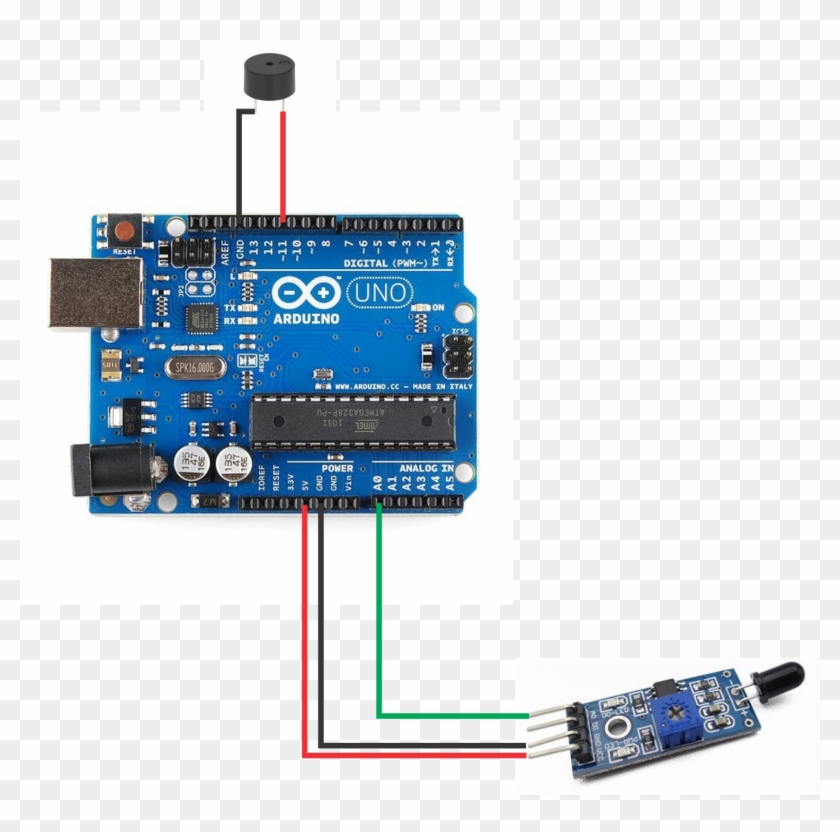 Circuito - Arduino Uno Li Ion Battery Tester Clipart