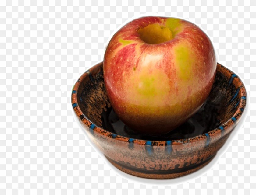 Handmade Pottery Apple Baker With Apple - Mcintosh Clipart