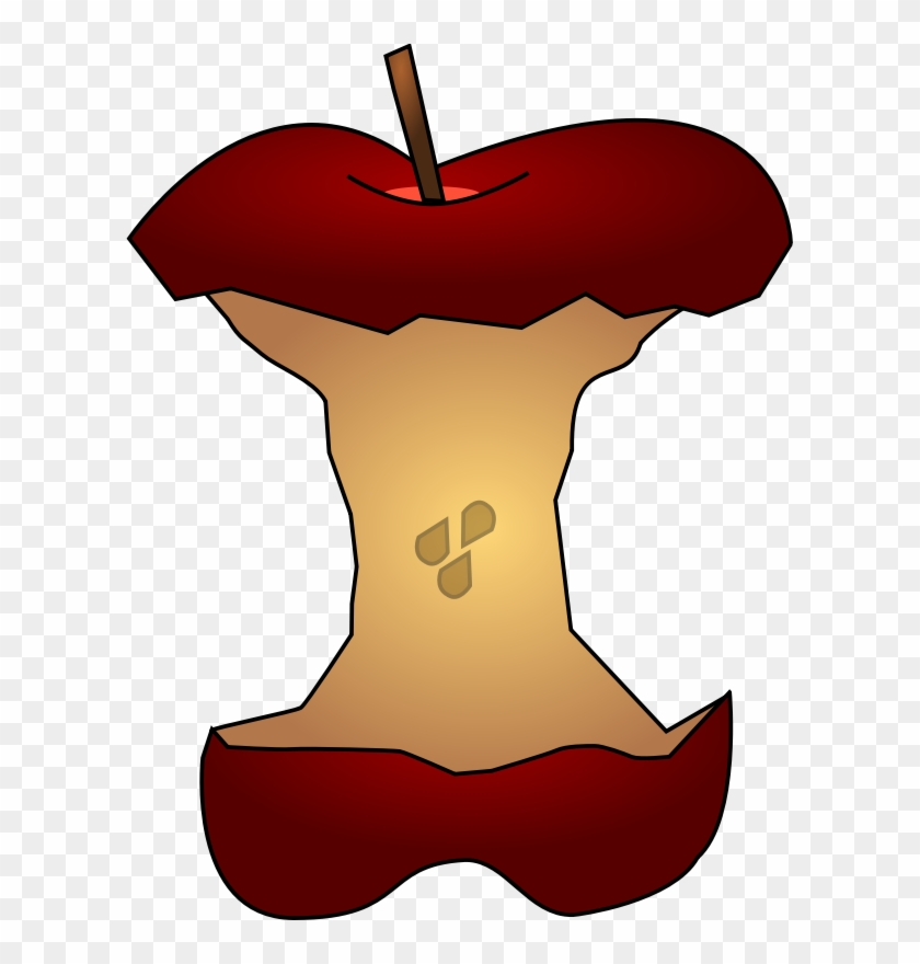 Free Apple Core Clip Art - Apple Core Clipart Png Transparent Png #5620686