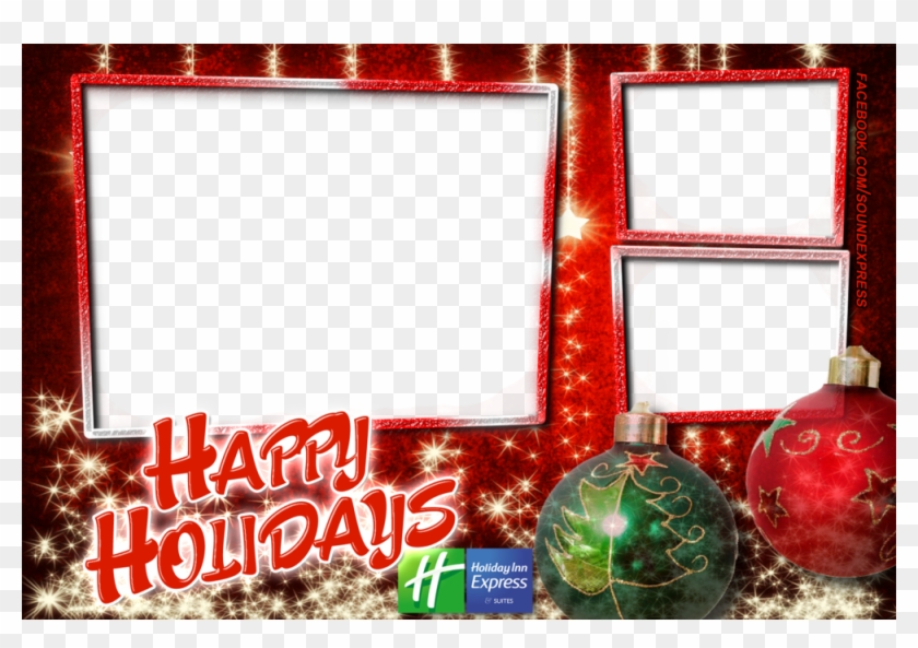 Photo Booth Holiday Party Template - Frame Photo Booth For Christmas Party Clipart