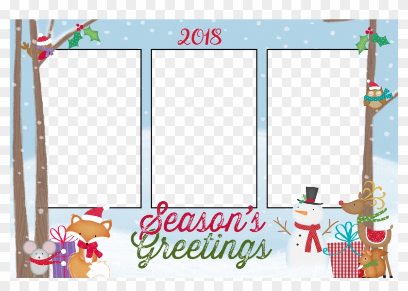 Winter Wonderland 3v - Christmas Card Clipart