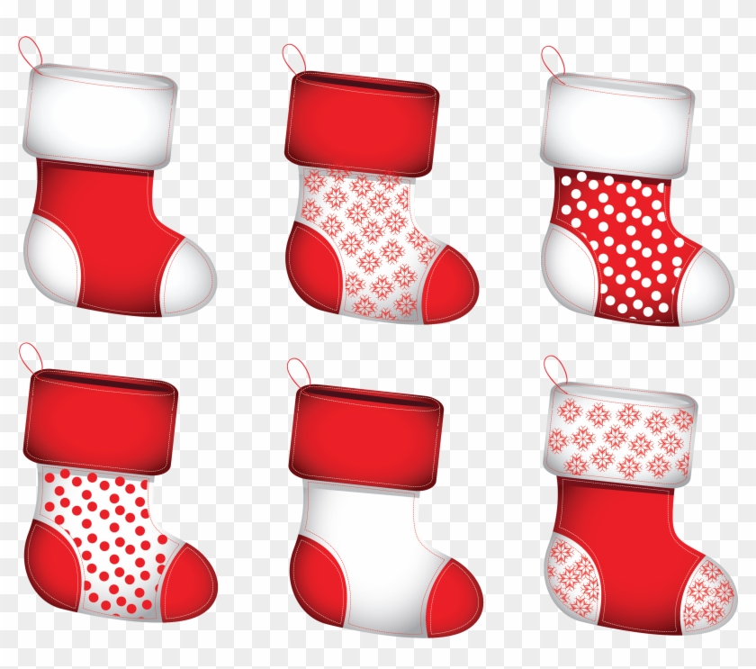 Transparent Christmas Stokings Collection Png Clipart - Clipart Transparent Background Christmas Stockings #5621481