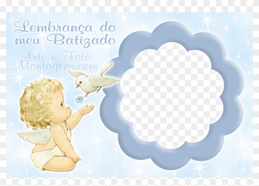 Molduras Png Religiosas Batizado Anjinho Anjo - Engel Baby Clipart