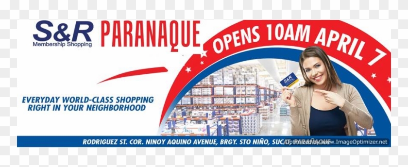S&r Parañaque Grand Opening - Flyer Clipart #5621514