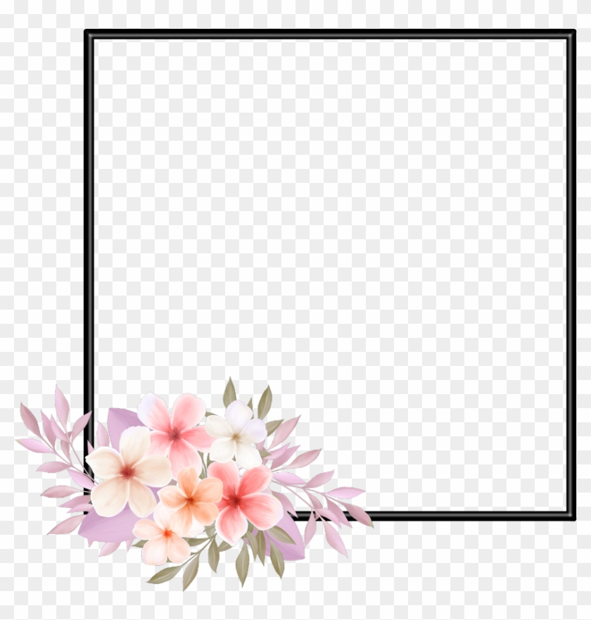 #kpop #freetoedit #moldura #flowers - Gilliflower Clipart #5621554