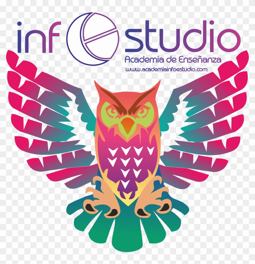 Búho - Owl Open Wings Drawing Clipart #5621608