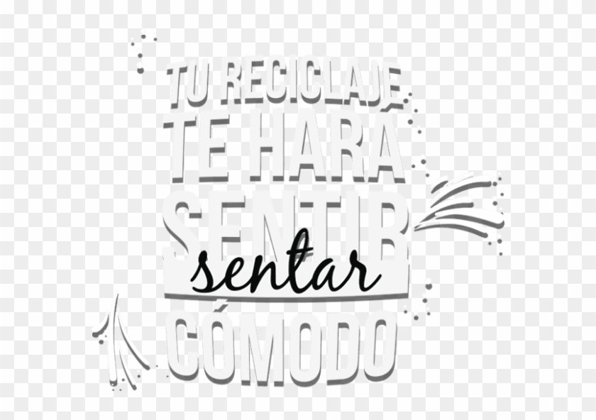 Frase Reciclado Asientos Racing - Poster Clipart #5621728