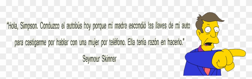 Pregunta, Sugerencia O Reclamo Solo Debes Dejar Un - Principal Skinner Clipart #5621829