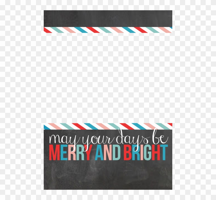 Christmas Card Pattern Printable With Template For - Christmas Card Template Pink Clipart