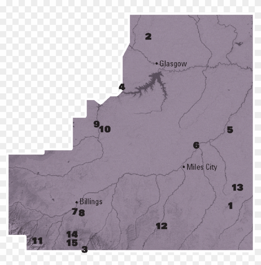 Eastern Montana - Atlas Clipart