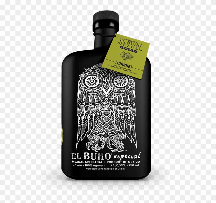 El Buho Mezcal Especial Cuishe - Mezcal Clipart #5621997