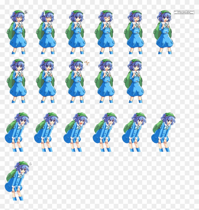 Http - //img - Photobucket - Com/albums/v336/ 9b2e17 - Touhou Nitori Sprite Clipart #5622225