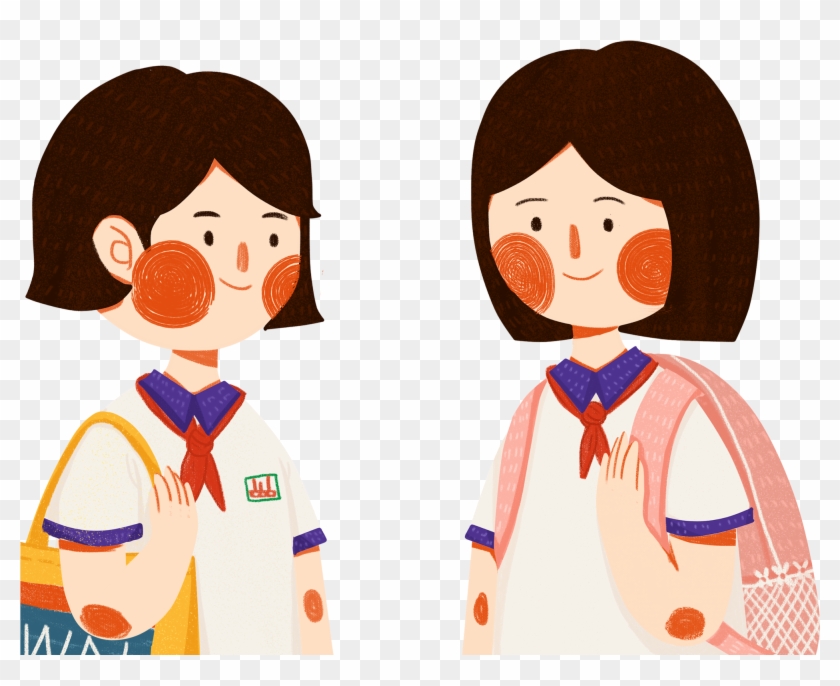 Cabello Corto Rubor Hermoso Uniforme Escolar Png Y - School Uniform Clipart #5622707