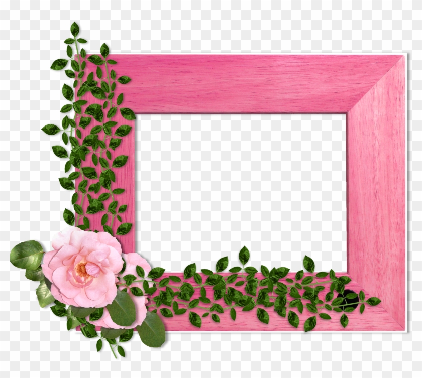 Marcos Para Photoshop Y Algo Mas Madera Con Flores Clipart