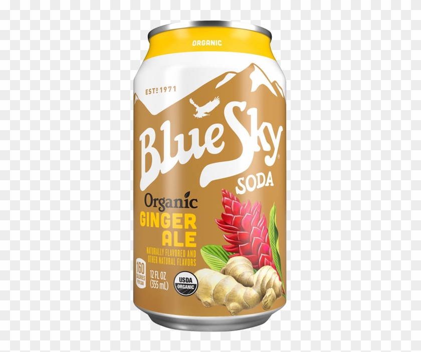 355 Ml - Blue Sky Soda Ginger Ale Clipart