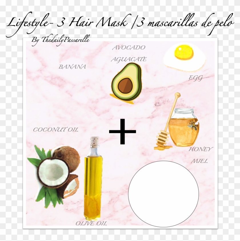 Lifestyle- 3 Hair Mask / 3 Mascarillas De Pelo - Drink Clipart #5623211