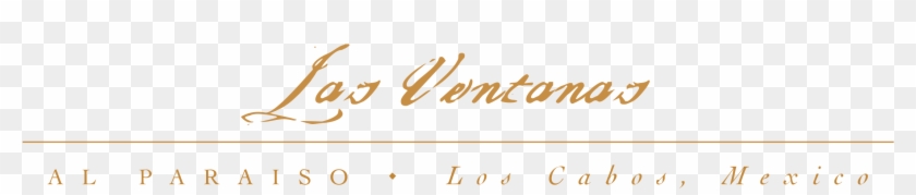 Las Ventanas Logo Png Transparent - Calligraphy Clipart #5623561