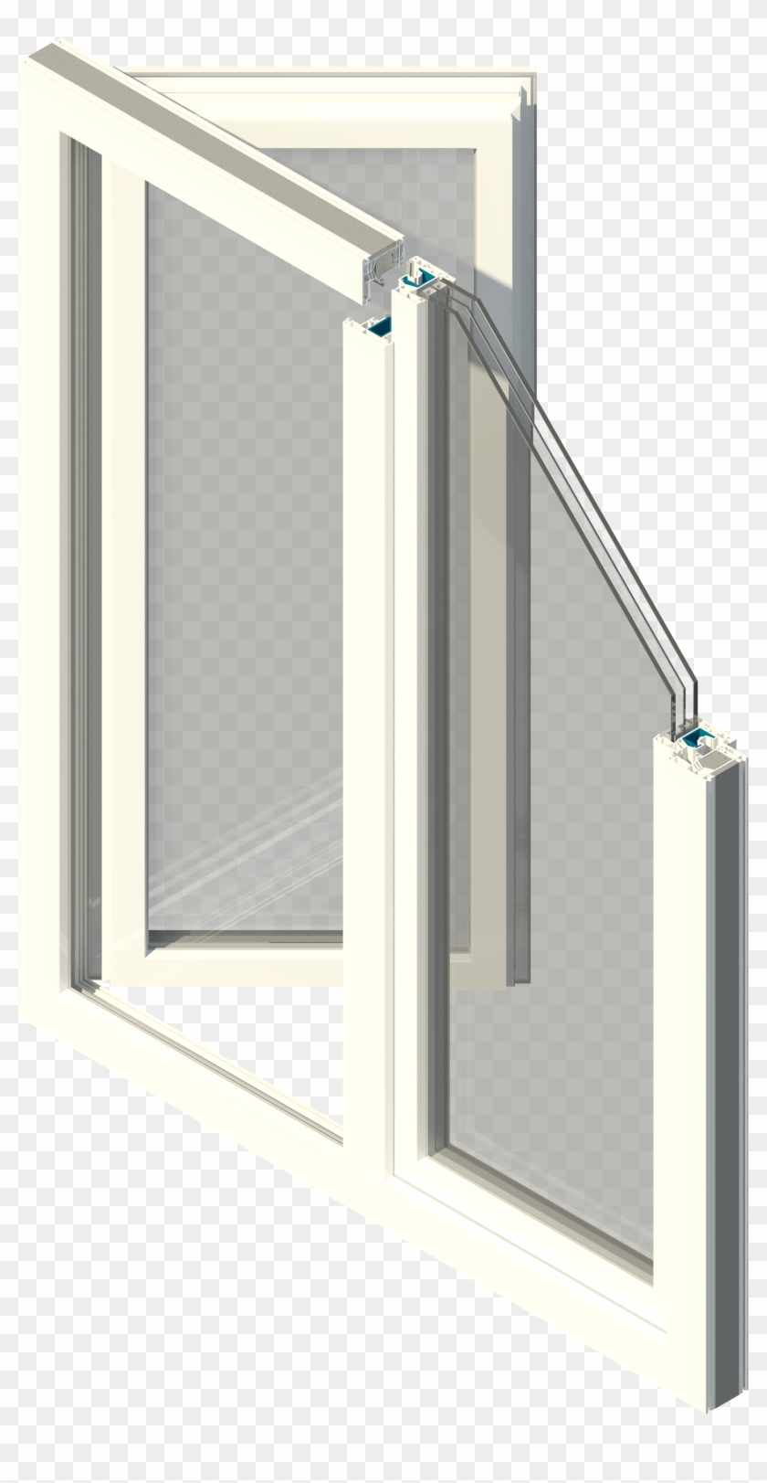 Imagen De La Ventana De Pvc Certificada - Kommerling Ventana Png Clipart #5623841