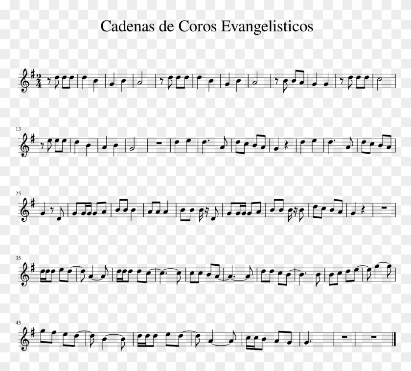 Cadena De Coros Piano Tutorial - Casals Cant Dels Ocells Clipart