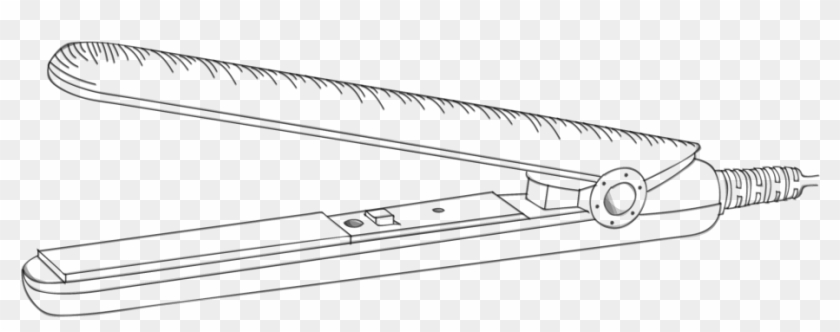 Plancha Para Pelo - Sketch Clipart #5623917