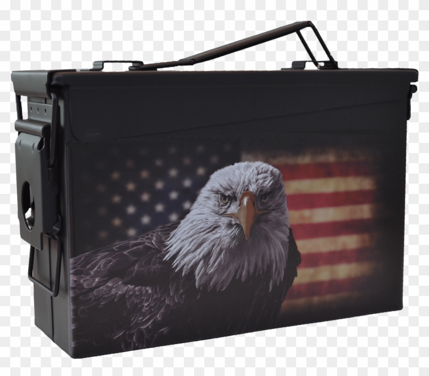 Popular Custom Designs - Bald Eagle American Flag Background Clipart