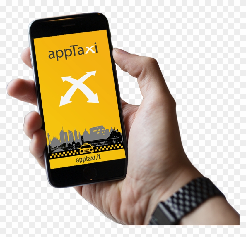 The Very First Italian Network For Calling A Cab Is - Mobile Phone Clipart #5624084