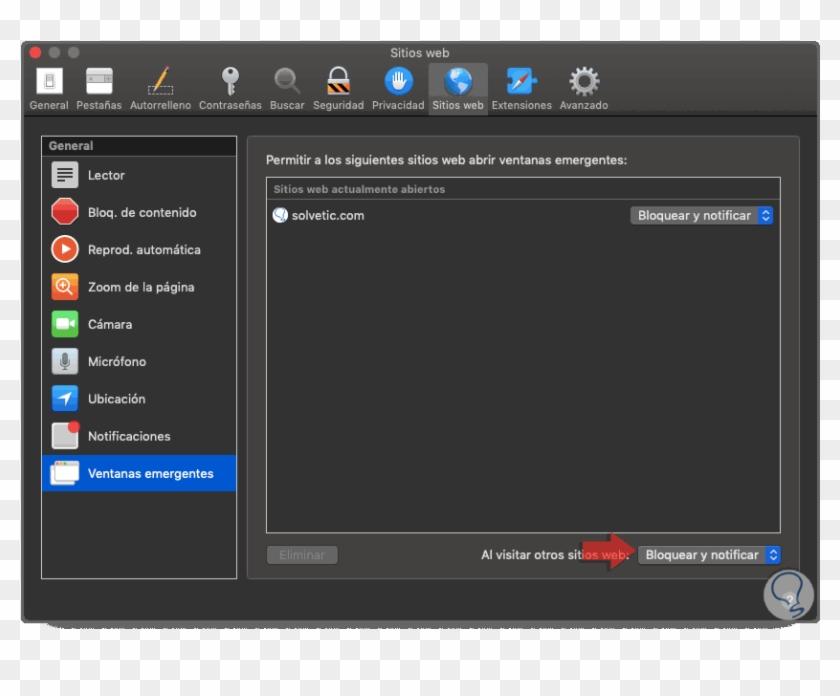 2 Bloquear Ventanas Emergentes En Safari - Blocco Finestre A Comparsa Safari Clipart