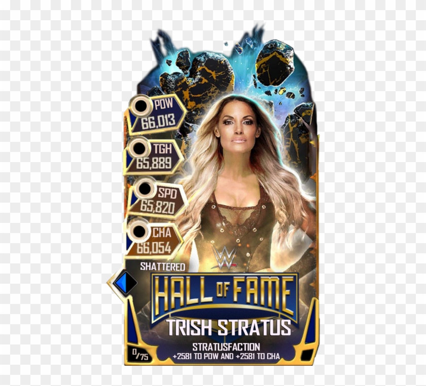 Trishstratus S5 24 Shattered Halloffame - Wwe Hall Of Fame Clipart