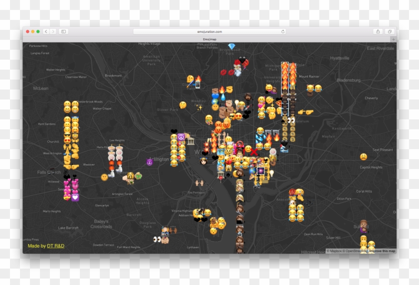 Emoji Map Of Washington Clipart #5624684