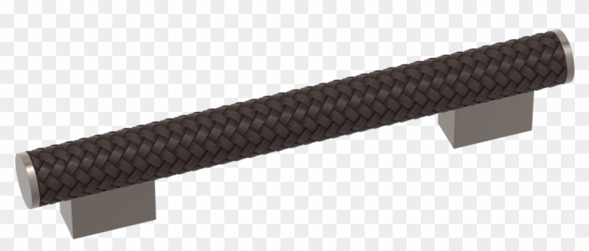 Coffin Leg Scroll Cabinet Handle Woven Cocoa And Satin - Tool Clipart #5624831