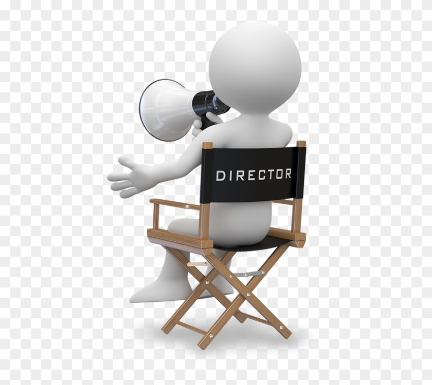 Leverage The Power Of Persuasion With Video Storytelling - Film Director Clipart