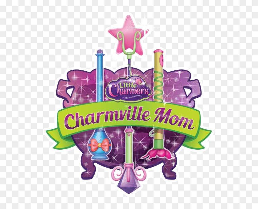 Little Charmers Charmville Mom Badge - Bacchette Magiche Little Charmers Clipart #5624991