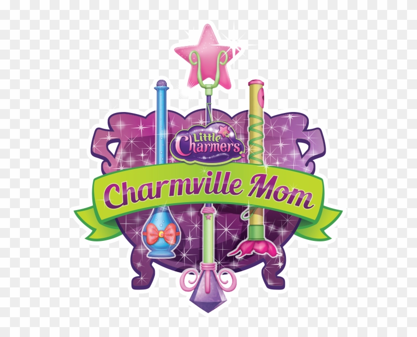 Little Charmers Charmville Mom Badge - Bacchette Magiche Little Charmers Clipart