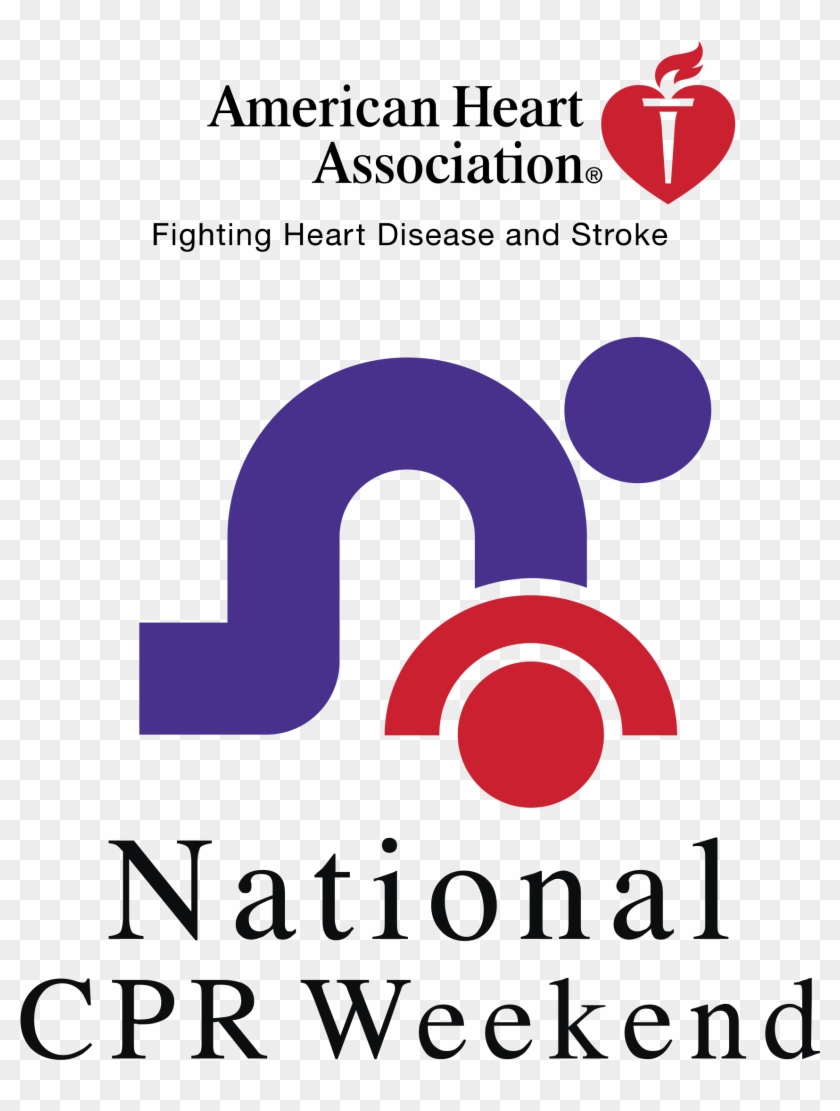 National Cpr Weekend Logo Png Transparent - American Heart Association Clipart #5625149