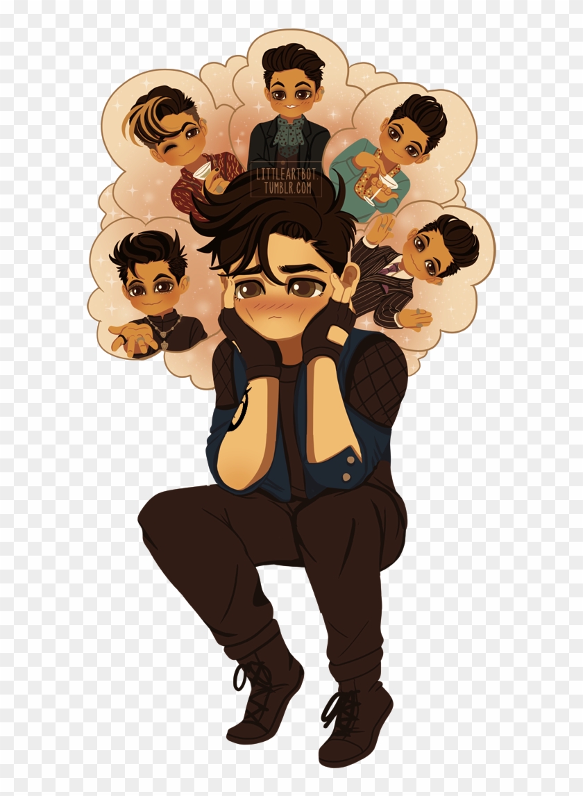 Shadowhunters , Png Download - Shadowhunters Alec And Magnus Rysunki Clipart