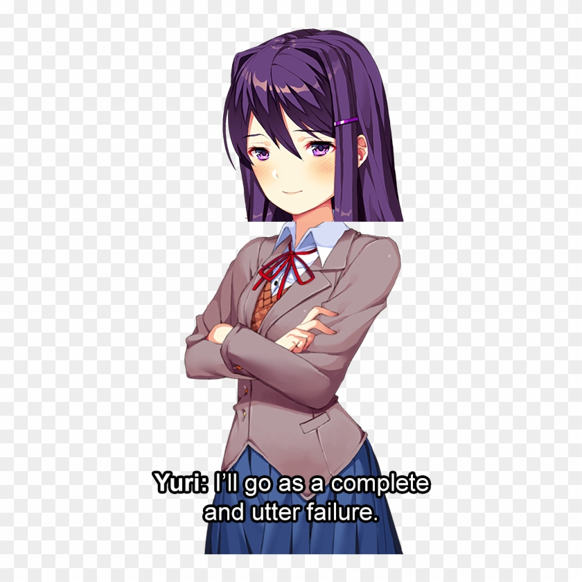 Doki Doki Literature Girls Monika - Doki Doki Natsuki Png Clipart #5625554