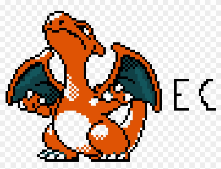 Charizard Full Complete - Charizard Pixel Gif Clipart