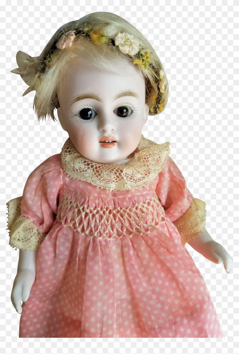 Darling Antique Kestner All Bisque Mignonette 9" - Doll Clipart