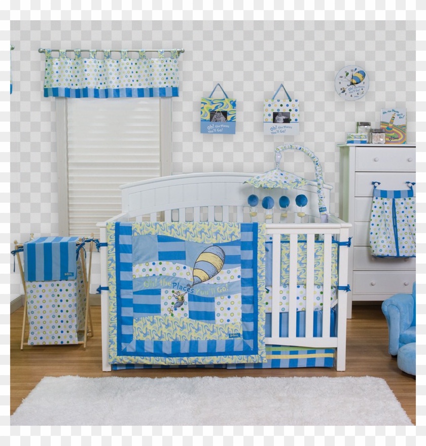 Oh The Places You'll Go Collection - Cute Baby Rooms Blue Clipart