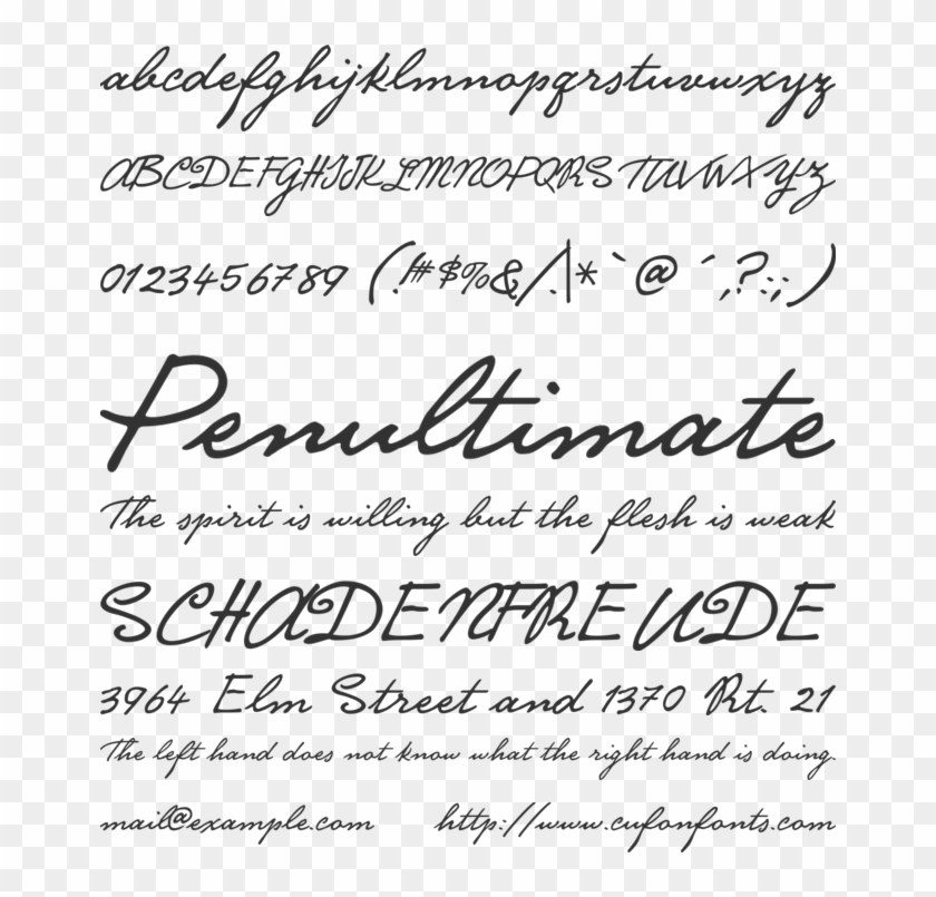 Atat¸rk Font Preview - Handwriting Clipart