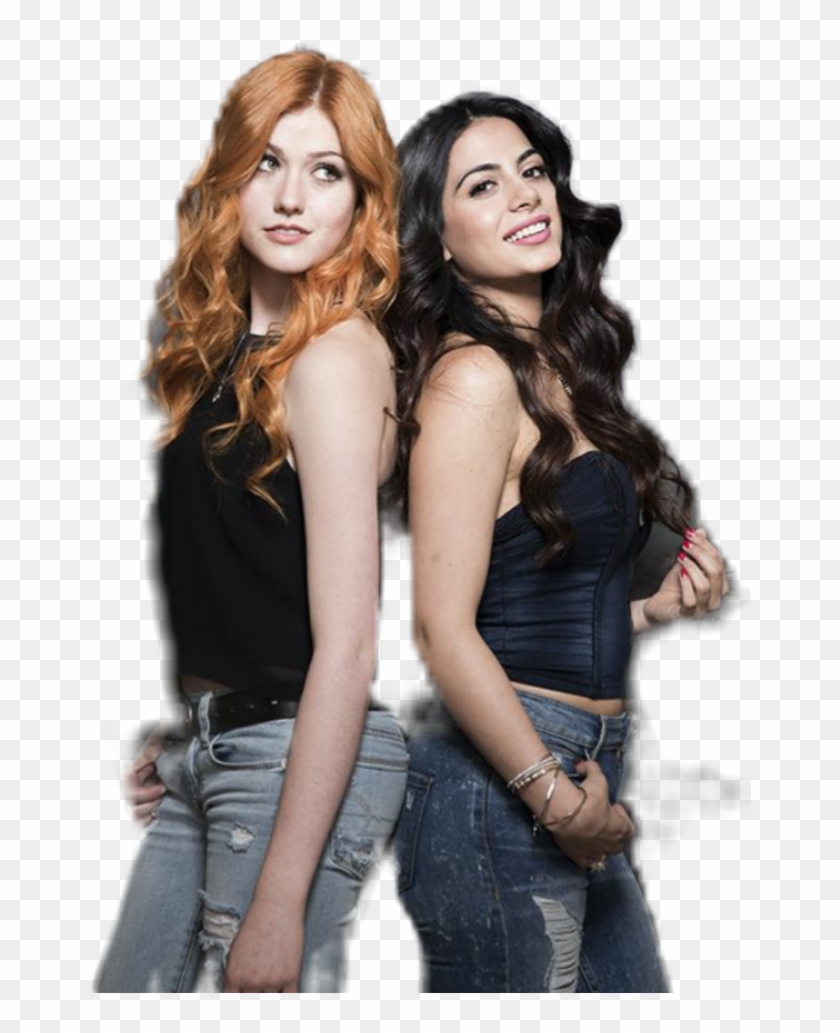 Shadowhunters Sticker - Kat Mcnamara And Emeraude Toubia Ensaio Fotográfico Clipart #5625892