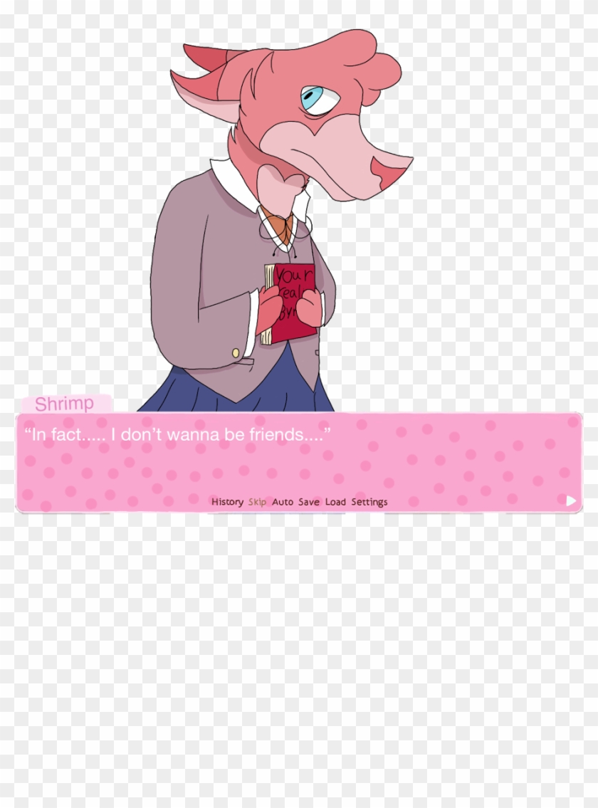 Ddlc Shrimp - Cartoon Clipart