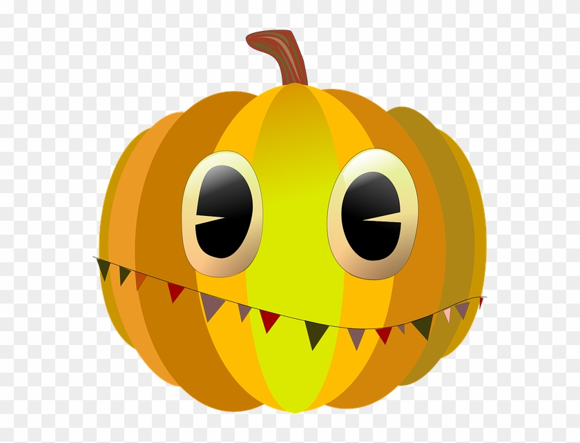 Halloween, Pumpkin, Pumpkins, Food, Yellow, Vegetables - Jack-o'-lantern Clipart