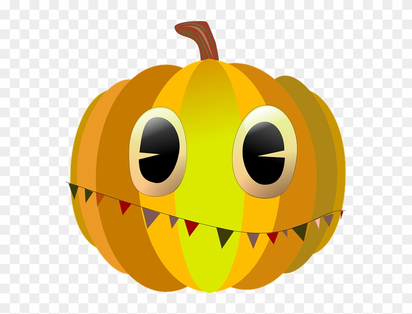 Halloween, Pumpkin, Pumpkins, Food, Yellow, Vegetables - Jack-o'-lantern Clipart #5626022