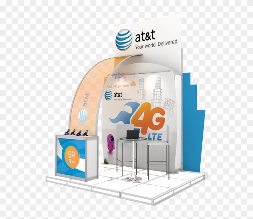 Booth - At&t Clipart #5626154