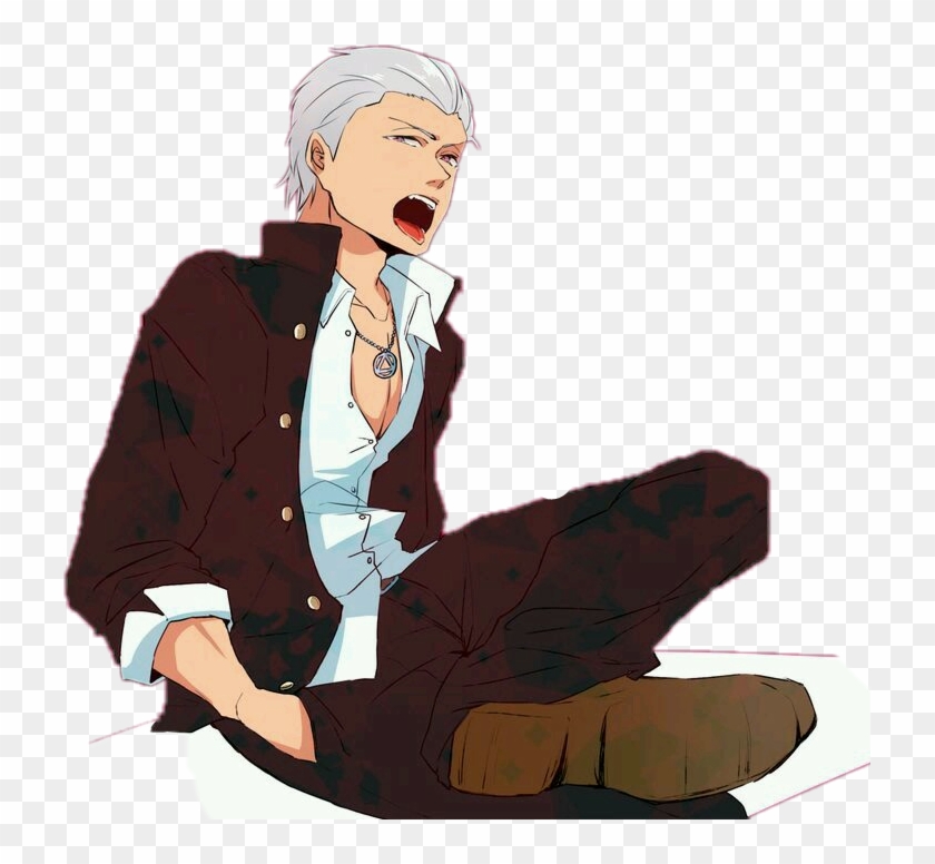 Anime Sticker - Sitting Clipart