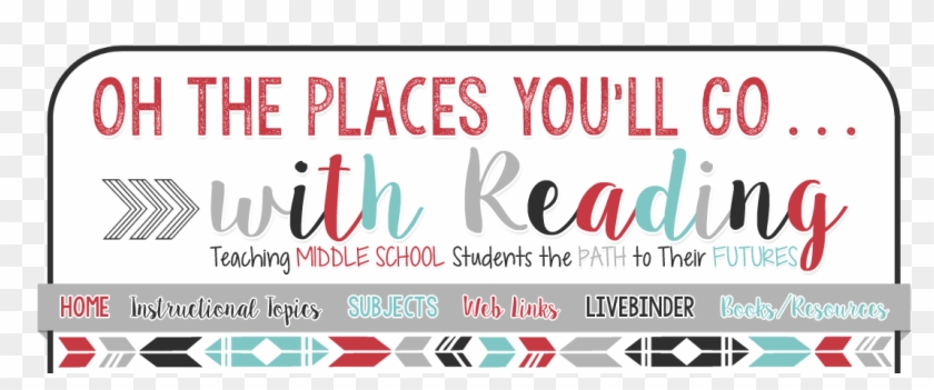 Oh, The Places You'll Go With Reading - Graphic Design Clipart