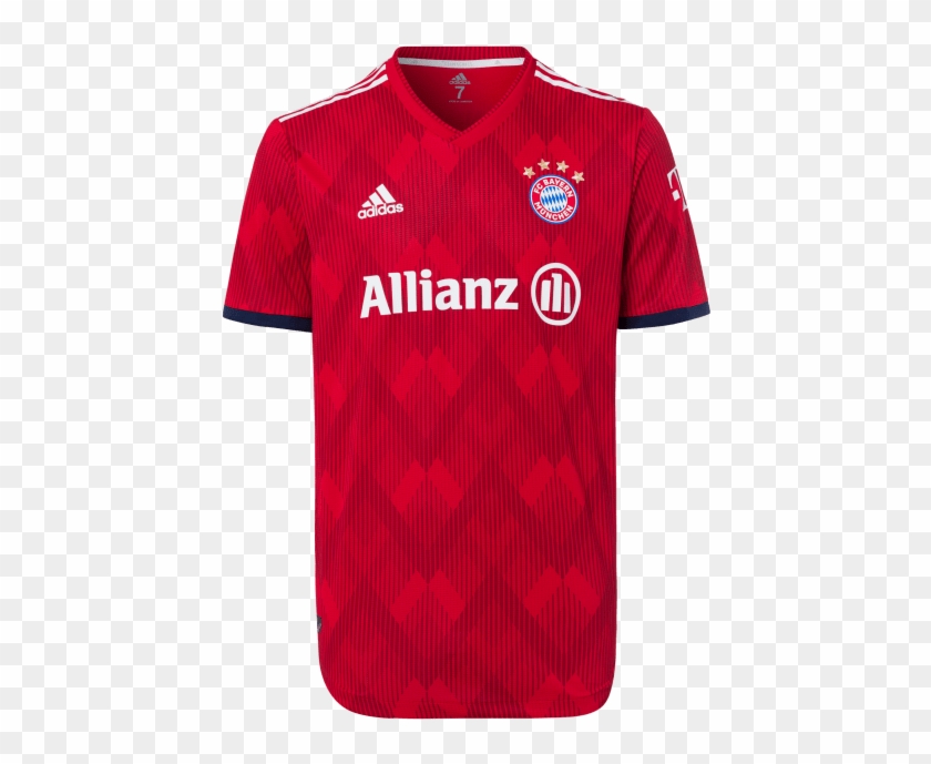 Fc Bayern Shirt Home Women Football 18/19 - Allianz Clipart