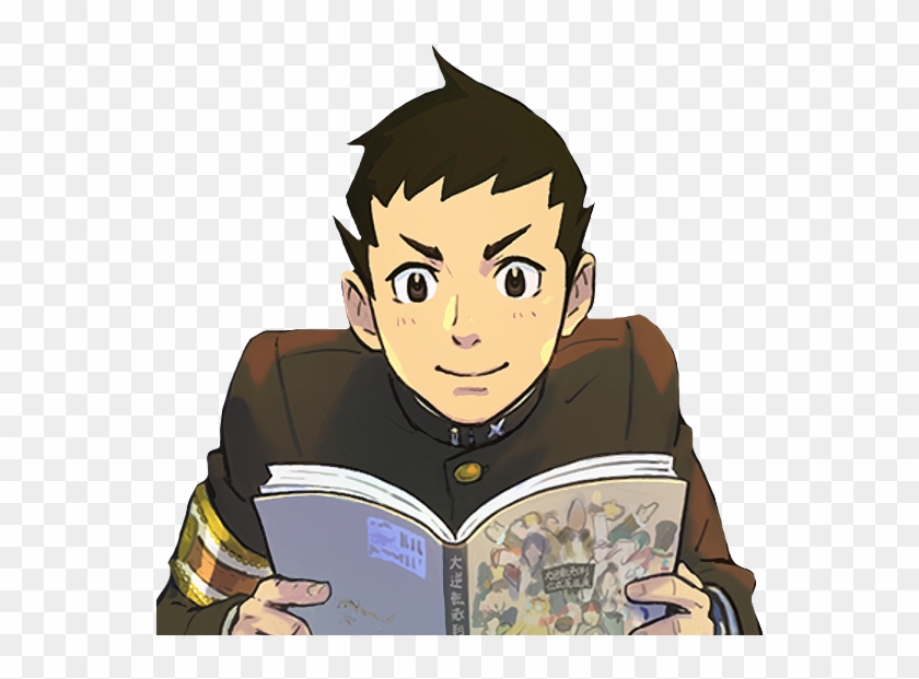 Transparent Cute Naruhodou Ryuunosuke From Official - Cartoon Clipart