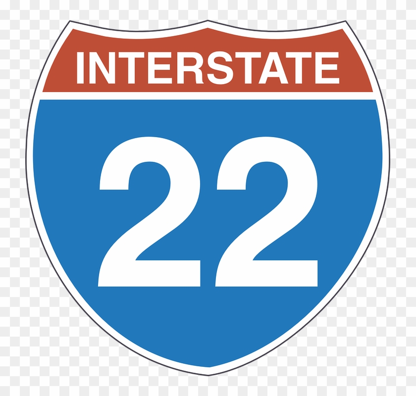 Interstate Sign Vector Clipart